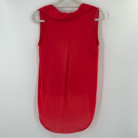 L'Agence Freja Draped Blouse in Hibiscus NWT size XS - Picture 6 of 10
